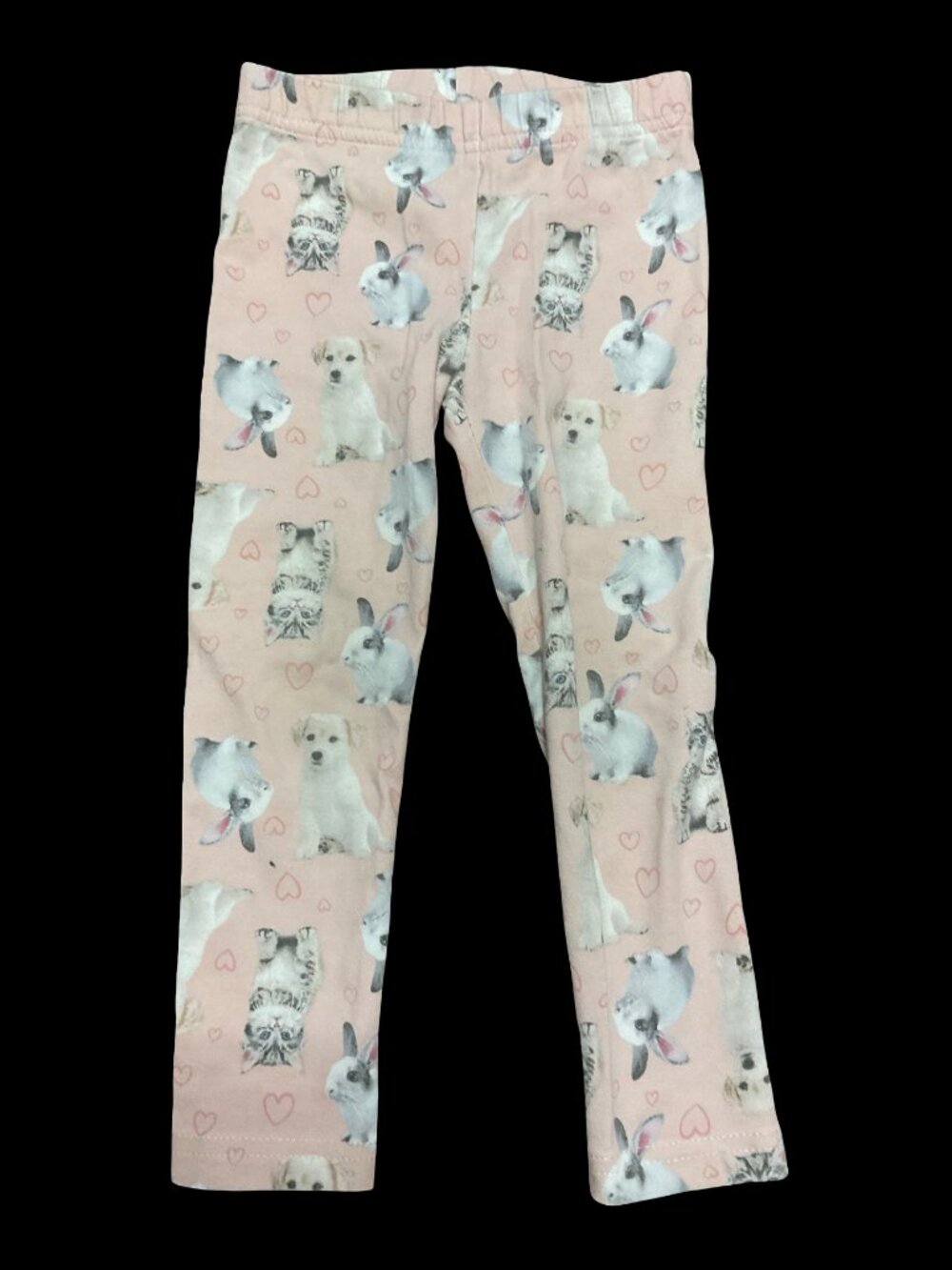 👣 5/$25 - Pink Cute Pet Print Leggings